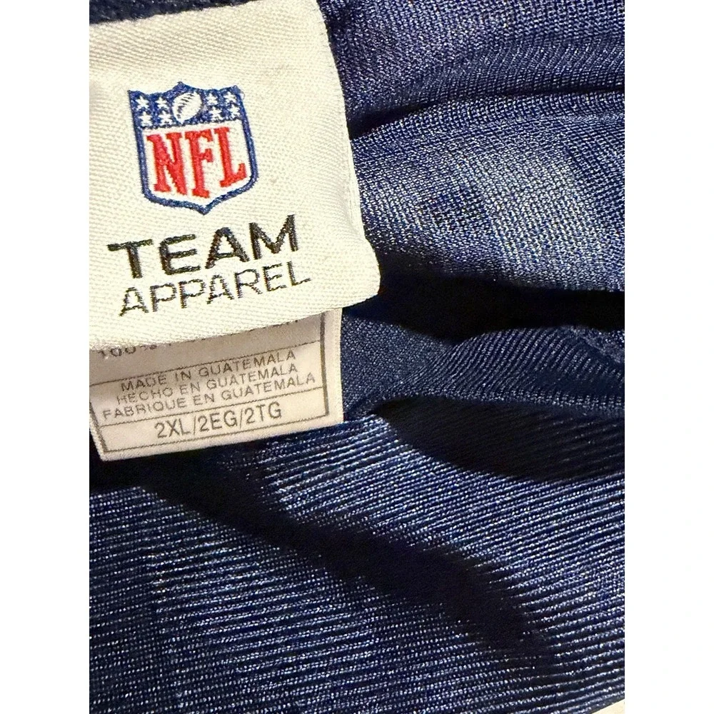 New England Patriots Football Jersey Mens XXL 2XL Navy Blue NFL Brady 12